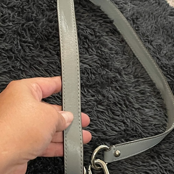 🎄🎄🎄Coach Leather Purse Strap EUC Slate - Picture 3 of 4